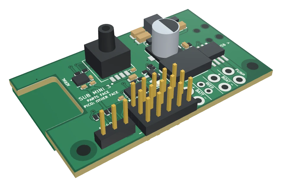 The Mini board, parts face